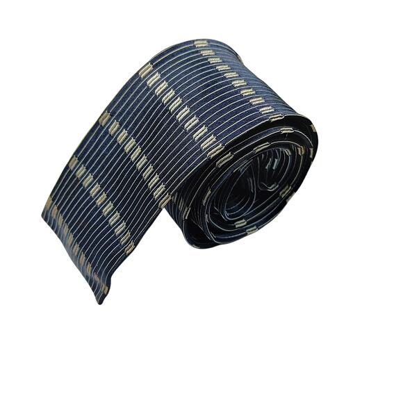VTG 50s 60s‎ Square Tip Cavalier Skinny Tie - Picture 1 of 5